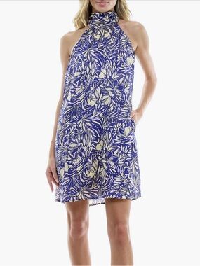 Socialite High Neck Floral Dress